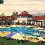 Clubhouse with pool at the Villas