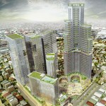 Century City Masterplan. See Trilogy - rightmost building