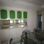 Dining area and kitchen counter