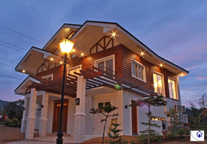 Modern Log Cabin House For Sale In Tagaytay Highlands Phil Realty