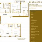Signa Designer Residences Penthouse for sale - Floor plan