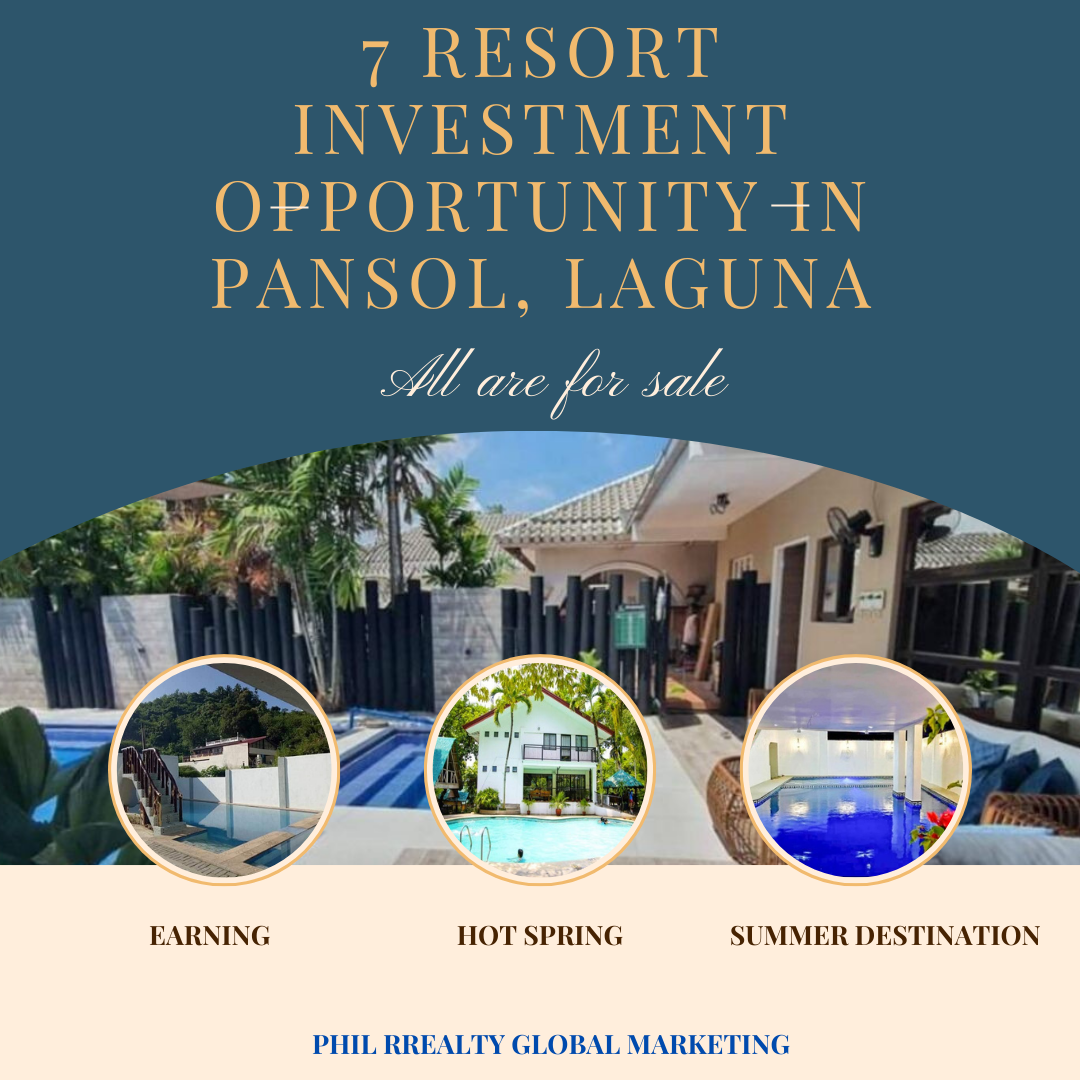 7 Resort Investment Opportunity in Pansol, Laguna